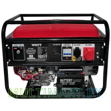 Бензиновый генератор WATT WT-6003 картинка 2